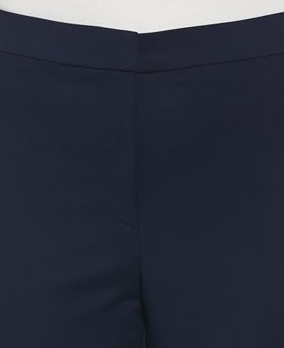 Rafaella Women's Plus Size Satin Twill Capri Pants with Grommets, Elastic Waistband, Stretch Fabric, Slimming, Curvy Fit4