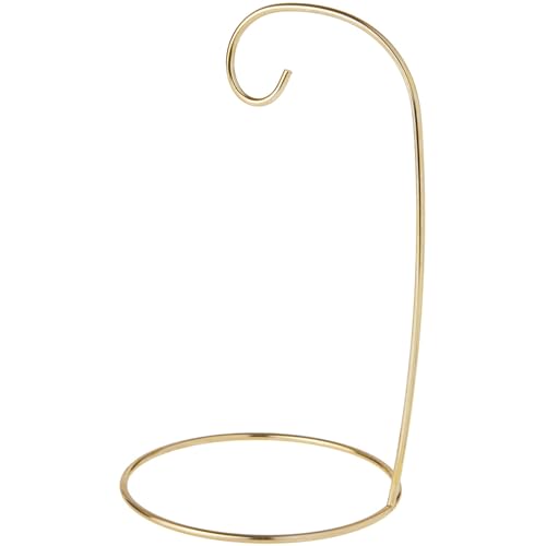 Bard's Gold Ornament Stand, 7.75" H x 5.25" W x 5.25" D
