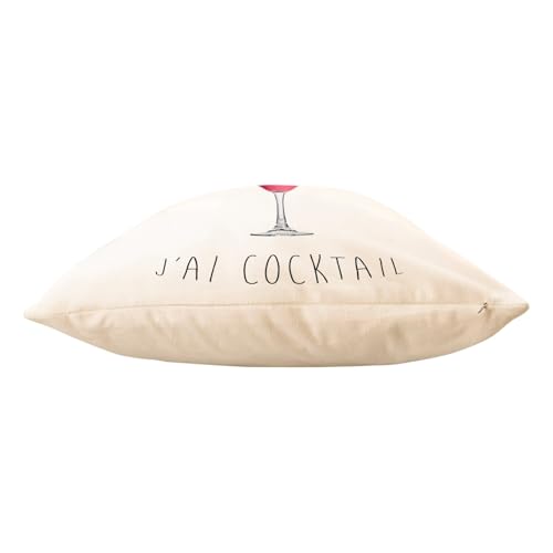 Coussin velours blanc 40x40cm pour égayer un salon triste - 5