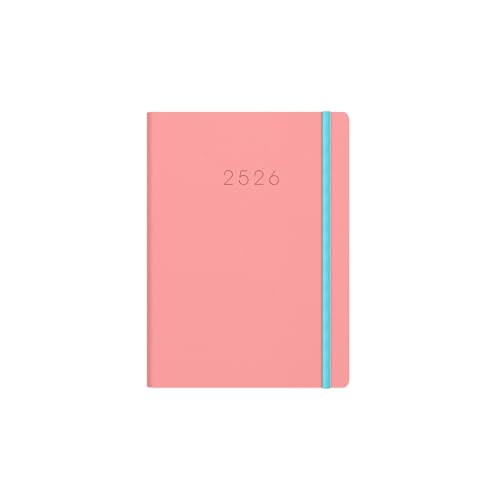 Collins 'Legacy' 14 Month Mid/Academic Year Planner, July 2025-August 2026 - CL53M.50-2526 - Week-to-View Diary, A5 Hard Cover, Pink - Image 2
