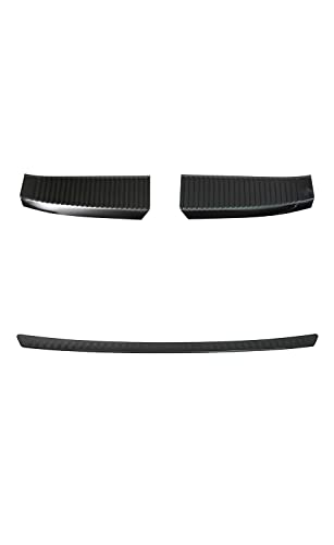 サムライプロデュース ヴェゼル RV系 対応 リアバンパーステップガード & ラゲッジスカッフプレート 3P ブラックヘアライン 2024年マイナーチェンジ対応