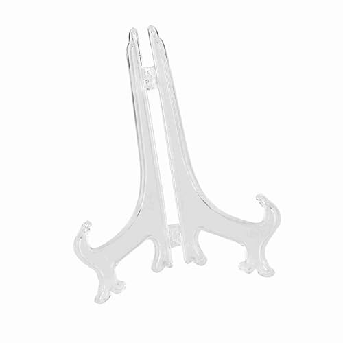 Supports d'assiettes transparents pour ranger et exposer vos cadres de table sans encombre