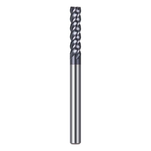 Image of HUHAO Square End Mill,4 Flute Variable Straight Milling Cutter 1 /8 inch Shank End Mill for Carbon Steel,Prehardened Steel,Stainless Steels,Carbide End Mills Sets for DIYers & Professionals