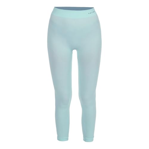 FALKE Damen Baselayer-Hose Warm Long W Ti Funktionsmaterial schnelltrocknend 1 Stück, Grün Jade 7439, XS