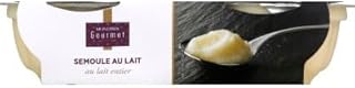 Monoprix Gourmet Semoule au lait entier façon grand mère 2x140g