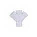 Double Wye,6 in,Hub,PVC