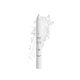 shangdi Highlighter Eyeshadow Pencil Eyeliner in 1 , Brightener Stick with Sharpener Makeup Creamy Brow Shaper Definer Shimmer for Highlighting Inner Corner Glitter Eyes (#01), White