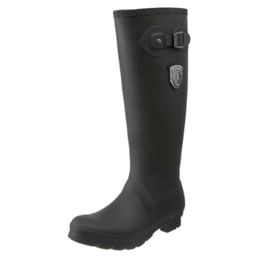 Kamik womens Jennifer Rain Boot Black 8 Medium US