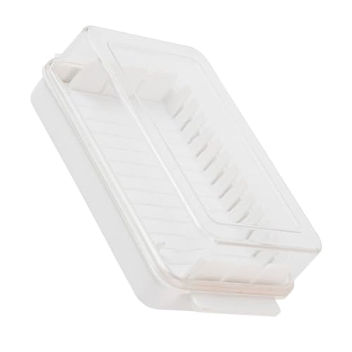 ERINGOGO バターカッティングボックス 密閉保存可能 バターケース用 透明蓋付き 食品保存容器 シンプル設計で使いやすい