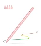 CMARS Pen for iPad (A16) 11th 10th Gen, Fast Charge for Pad Pencil with Tilt & Palm Rejection, Digital Pen for 2018-2025 Apple iPad 6th-11th/A16, Pro 13"/12.9"/11”/M4, Air 3/4/5/M2/M3, Mini 5/6 -Pink