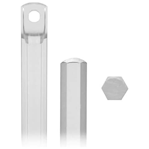 Modtek New Blind Wand/Rod - Color Clear- High Strength-(4 Pack 24") Cover