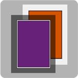 photo gray glasses Elegant Photo Borders, Three Levels, Support for Transparency, Perfect for Framing