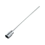 1 Stück 300 mm Verlängerungs-Steckschlüssel, 19 mm Sechskant-Eckenstabilisator, Caravan-Beinwickler-Bohrmaschine for Elektro(Silver)