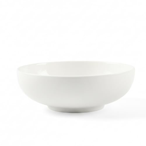 Cuisine Art EFE Bone China Bowl 5.5 Inch (Set of 1) | Premium White Round Bowl (14 x 14 x 5 cm) | Lightweight Bone China Bowls for Soup Cereal Snacks Desserts & Daily Dining