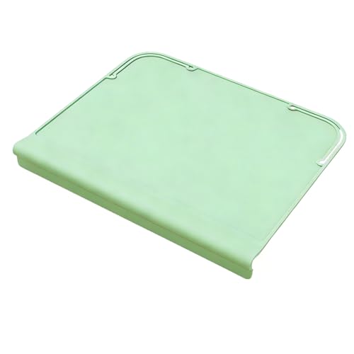 Kids Placemats, Silicone Placemats for Baby & Kids, Baby Place Mats with Teething Edge Bumper, Non-Slip Dinning Table Mat, Waterproof & Dishwasher Safe (Sage Green, 12''×10'')