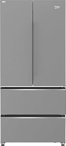 Beko HarvestFresh™ American Fridge Freezer - Stainless Steel - E Rated