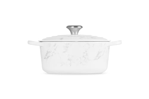 Image of Le Creuset Enameled Cast Iron Signature Round Dutch Oven, 4.5 qt., Marble
