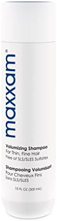 Maxxam Daily Volumizing Shampoo for Hair Growth, Gentle Hair Thickening Shampoo for Color Treated Hair, 10 Fl Oz