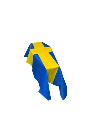 Bandera de Suecia con diseño de ataúd gótico para decoración