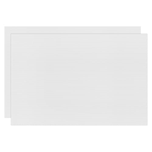Image of M METERXITY 2-Pack Corrugated Plastic Sheets, 8 Inch x 12 Inch Waterproof Blank Corrugated Poster Board Yard Signs for Garage Sale /Office /Classroom /Party /Lawn Sign Road [3mm Thick, White]