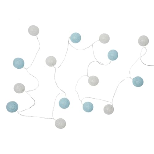 Paris Prix Guirlande Lumineuse Led Boule 360cm Blanc & Bleu