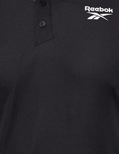 Image of Reebok Men's Solid Regular Fit Polo Shirts
