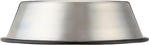 Amazon Basics Stainless Steel Non-Skid Dog Bowl, Dishwasher Safe, Rust Resistant, Single by Amazon Basics - Image 3