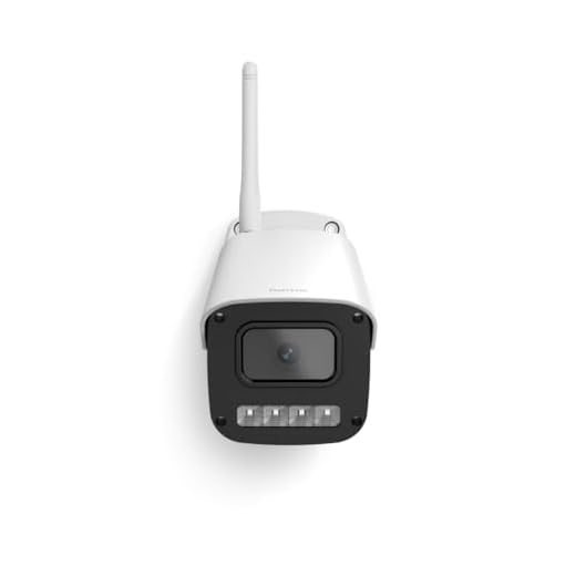 Hama Überwachungskamera WLAN (WLAN Kamera f. außen, Outdoor-Kamera mit Sprach- u. App-Steuerung, wetterfeste Außenkamera mit Bewegungsmelder, Nachtsicht, 2-Wege-Audio, Aufzeichnung, 1080p) weiß