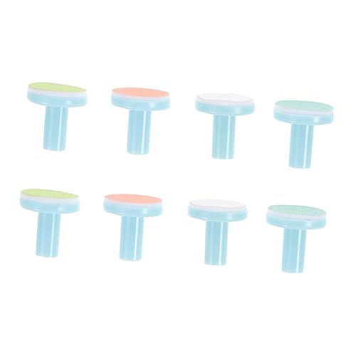 NOLITOY 8pcs Baby Nail Drill Replacement Pads Electric Nail Buffer Baby Nail Trimmer Grinding Heads Nail File Safe for Boys and Girls Random