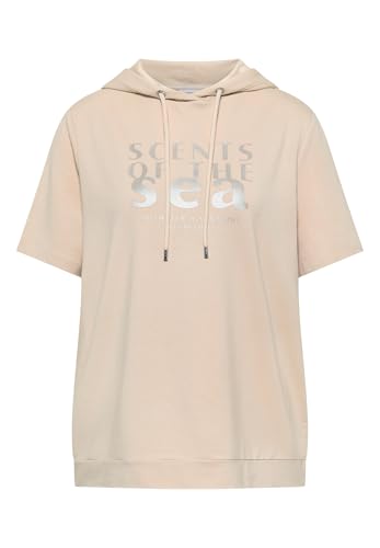 Cecil Hoodie Shirt mit Wording Pearl beige XXL – Ansicht 4