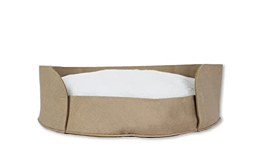 jilda-tex Haustierbett für Hunde Katzen Bettchen Bett rund oval...