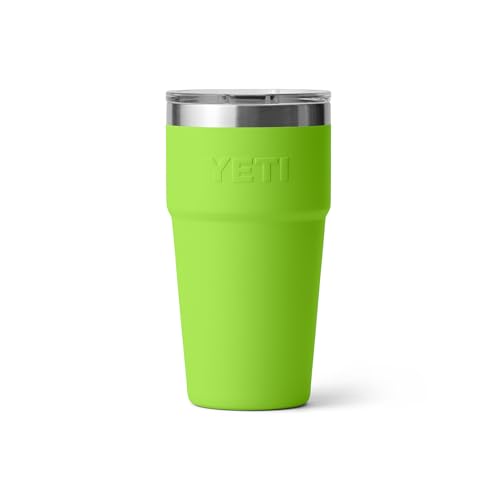 Image of YETI Rambler 20 oz Stackable Tumbler, Stainless Steel, Vacuum Insulated with MagSlider Lid