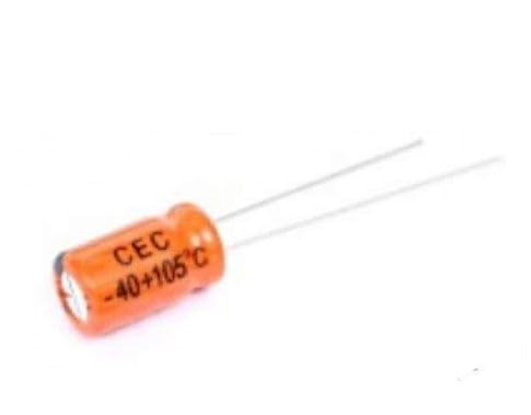 Generic Rv-39 100uF 25V Aluminum Round Through-Hole Mount Electrolytic Capacitor (Pack of 3) - 100uF 25V Capacitor