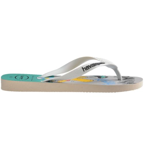 Chinelo Masculino Havaianas Simpsons (Bege, BR, Adulto, Faixa Numérico, M, 37, 38)