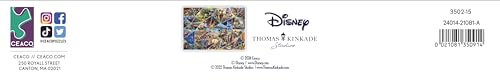 ceaco - thomas kinkade - disney collage - 2000 piece jigsaw puzzle