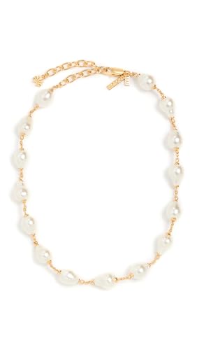 Lele Sadoughi Women's Pearl Station Necklace