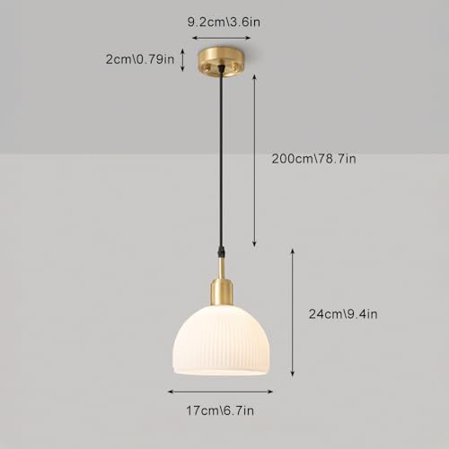 Lámpara de comedor E27 con suspensión ajustable antideslumbrante 5