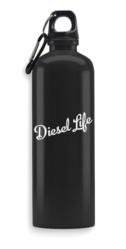 Diesel Life - Botella de agua para coche, diseño de coche, gran capacidad