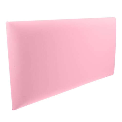 Cojín protector de pared autoadhesivo rosa de PVC acolchado para guardería 2