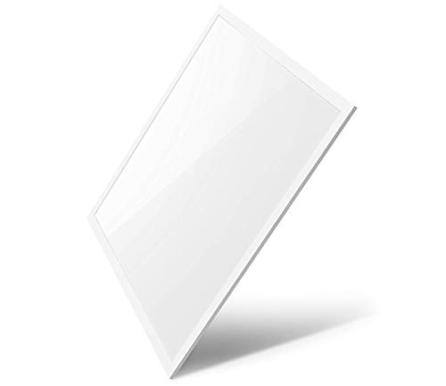 3 Ultraslim 620x620 LED Einbaupanel Panel Einlegeleuchte Panelleuchte Deckenleuchte Deckenlampe weißer Rahmen 62x62 Kaltweiß 40w 4000 Lumen