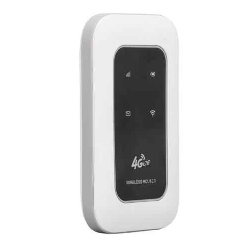 Image of 4G LTE Portable WiFi Hotspot Router Unlocked, 300Mbps Mobile Modem with SIM Card Slot, Dual Band Internet Device for Smartphones Tablets Laptops, Compact Battery Powered Travel
