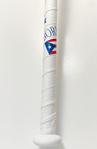 Bat Grip Tape White Color (Puerto Rico Flag) Anti-Slip. Cinta De Agarre Antiresbalante Para Bates De Baseball Y Softball (Bandera De Puerto Rico) #TOP2