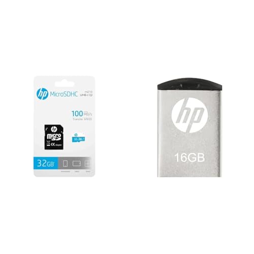 Image of HP 32GB MicroSD Memory Card SDHC mi210 Class 10, UHS-I, U1 Card, Upto 100MB /s R, 2 Y Warranty