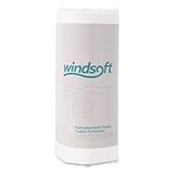 Windsoft Toallas de papel recicladas, dos capas, 30 rollos por caja
