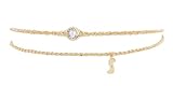 Kate Spade New York one in a Million S Script Letter Charm Bracelet