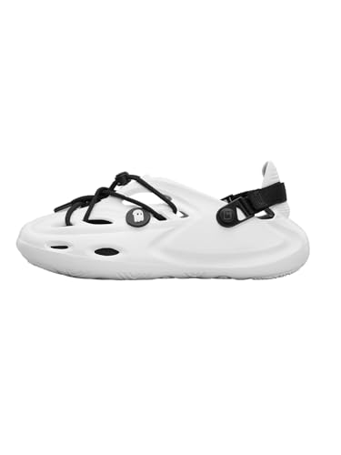 Image of The Souled Store Hydros: Men Clogs | Lightweight EVA Slip-on Sandals for Men with Adjustable Velcro Strap, Removable Laces & Detachable Naruto Silicone Charms