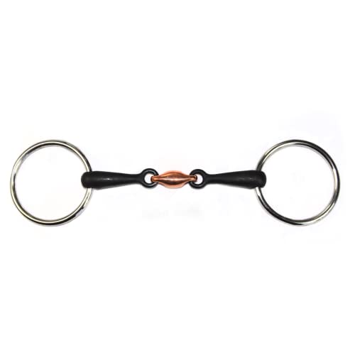 GS Equestrian Loose Ring Sweet Iron Lozenge Snaffle 14mm GSEBI1269 (125mm)