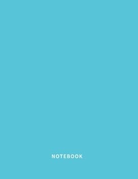 Notebook : Curacao Blue Notebook, Lined (Composition Book Journal Diary) (Large 8. 5 X 11 Letter Size)