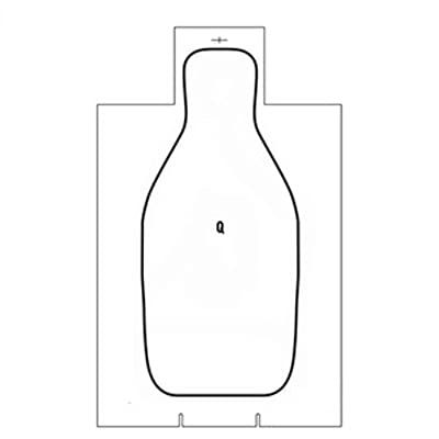 DIE CUT CARDBOARD Q TARGET 50 PACK