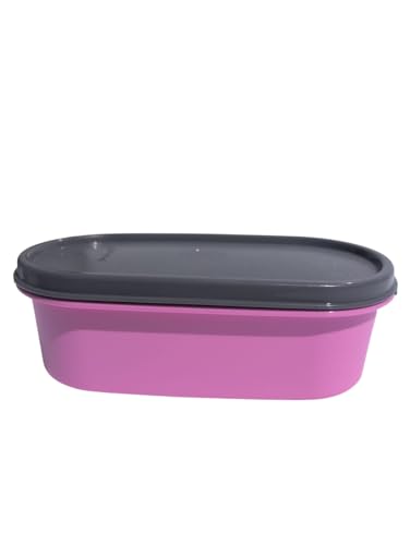 Tupperware Eidgenosse - Recipiente compacto ovalado redondo para frigorífico, 500 ml, 500 ml, color rosa